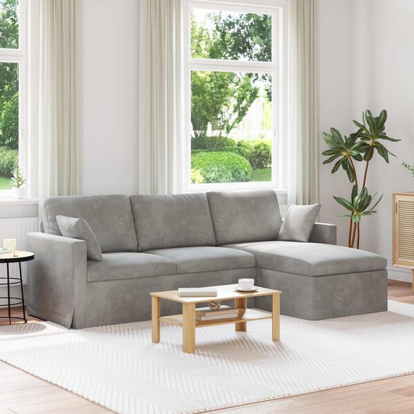 vidaXL Sofa Svijetlo siva