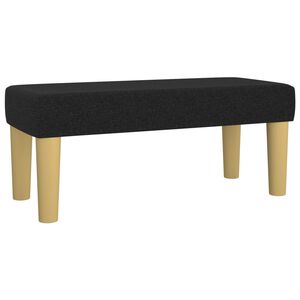 vidaXL Klupa crna 70 x 30 x 30 cm od tkanine