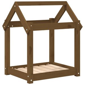 vidaXL Krevet za pse smeđa boja meda 61x50x70 cm od masivne borovine
