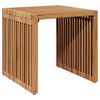 vidaXL Vrtni bočni stol Smeđa 45 x 45,5 x 45,5 cm Čvrsto teak drvo