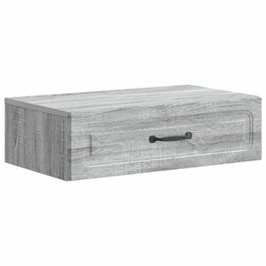 vidaXL Stolna montirana na zid Siva sonoma 59 x 34,5 x 17 cm