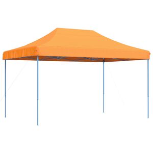 vidaXL Sklopivi prigodni &scaron;ator za zabave smeđi 440x292x315 cm