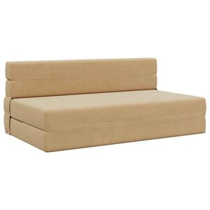 vidaXL Sofa na razvlačenje Zelena Siva 152 x 86,5 x 60 cm Tkanina