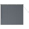 vidaXL Venecijanski zastore Tamno siva 130 x 145 cm Aluminij
