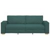 vidaXL Sofa Tamnozelena 220 x 78 x 84 cm tkanina