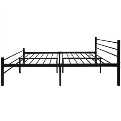 vidaXL Okvir za krevet metalni crni 180 x 200 cm