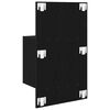 vidaXL Wall-mounted noćni ormarić 2 pcs Crni hrast 48,5 x 32,5 x 80 cm