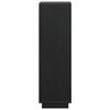 vidaXL Visoka komoda crna 37 x 34 x 110 cm od masivne borovine