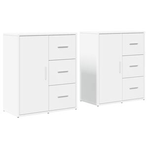 vidaXL Komoda 2 kom bijela 60 x 31 x 70 cm od konstruiranog drva