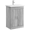 vidaXL Set namje&scaron;taja za kupaonicu Siva Sonoma 61 x 40 x 84,5 cm