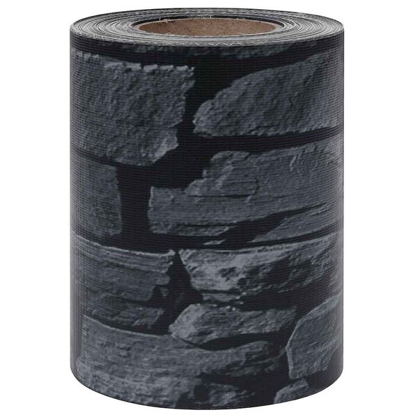 vidaXL Vrtni zasloni za privatnost 4 kom PVC 35 x 0,19 m sivi