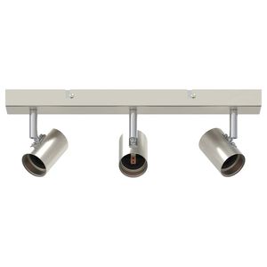vidaXL Stropni reflektor s reflektorima Nikla 38 x 6,5 x 11,5 cm Metal