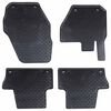 vidaXL Auto tepih 4 pcs Crna prikladno za VOLVO XC60 2009-2017 Guma