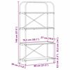 vidaXL Polica Siva Sonoma 80 x 30 x 146 cm Konstruirano drvo