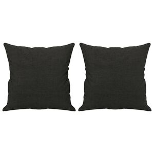 vidaXL Ukrasni jastuci 2 kom crni 40x40 cm od tkanine