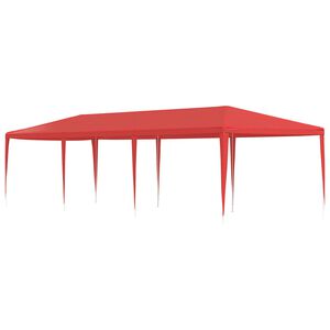vidaXL &Scaron;ator za zabave Crvena 900 x 300 x 255 cm PE i čelik