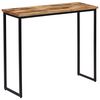 vidaXL Konzolni stol od masivne obnovljene tikovine 90 x 30 x 76 cm