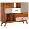 vidaXL Komoda od masivnog bagremovog drva 115 x 35 x 86 cm