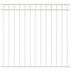 vidaXL Element Ograde ASSEN 170 x 150 cm Čelik Bijelo