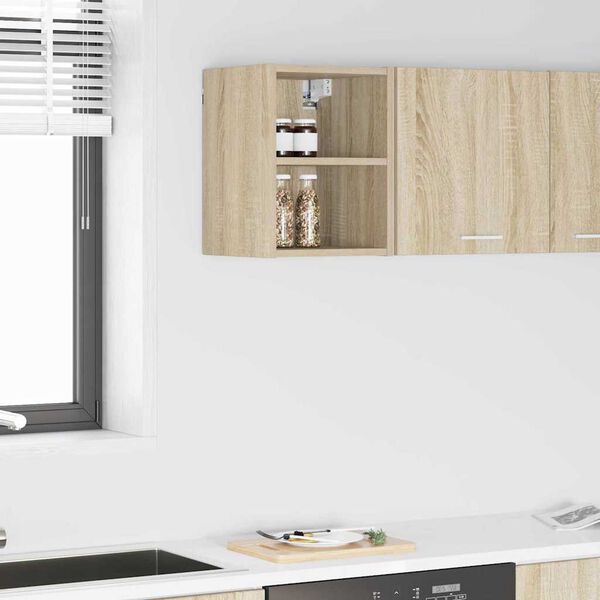 vidaXL Viseći ormarić Sonoma hrast 30 x 29,5 x 40 cm Konstruirano drvo