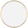 vidaXL Zidno ogledalo zlatno &Oslash; 30 cm okruglo