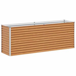 vidaXL Povi&scaron;ena vrtna gredica 195 x 50 x 68 cm Cinkani čelik