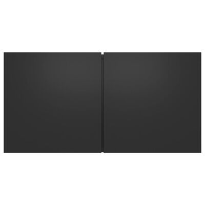 vidaXL 10-dijelni set TV ormarića crni od iverice
