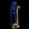 vidaXL Božićna figura pastira i janjeta sa 168 LED žarulja 102,5x35 cm