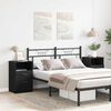 vidaXL Noćni ormar 2 pcs Crni hrast 40 x 35 x 65 cm Konstruirano drvo