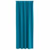 vidaXL Zavjese za blackout s prstenovima 2 pcs Tirkizna 260 x 140 cm