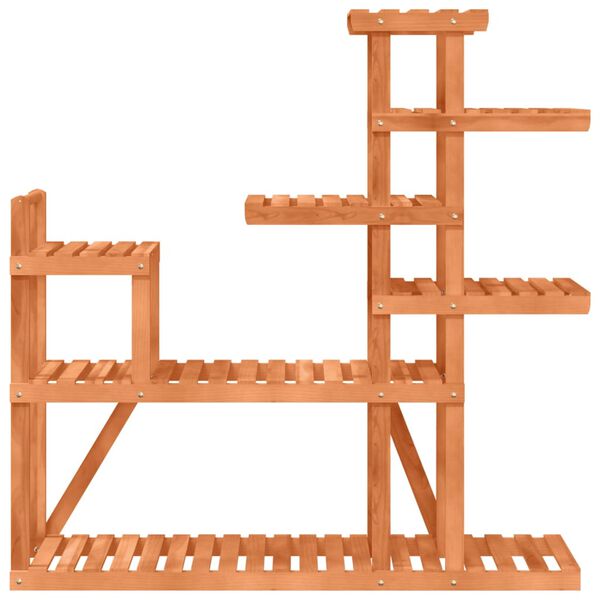 vidaXL Stalak za cvijeće 110 x 25 x 111 cm od masivne jelovine