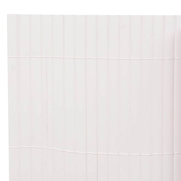 vidaXL Dvostrana Vrtna Ograda 90x500 cm Bijela