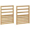 vidaXL Modul naslona za ruke 2 pcs Bijela 59 x 4 x 73 cm