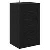 vidaXL Kreveta Crni hrast 40 x 33 x 70 cm Konstruirano drvo