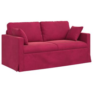 vidaXL Sofa Vinska crvena 158 x 78 x 80 cm Bar&scaron;un