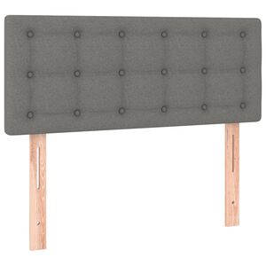vidaXL Uzglavlje tamnosivo 80 x 5 x 78/88 cm od tkanine