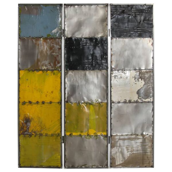 vidaXL Sobna pregrada raznobojna 45 x 17 x 167 cm željezna