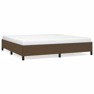 vidaXL Okvir za krevet bez madraca tamnosmeđi 200x200 cm od tkanine