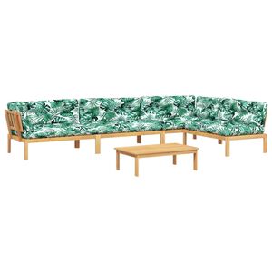 vidaXL 5-dijelna set vrtnih sofa od paleta s jastucima od drva bagrema