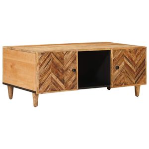 vidaXL Kava Stol Smeđa 100 x 54 x 40 cm Čvrsto drvo manga