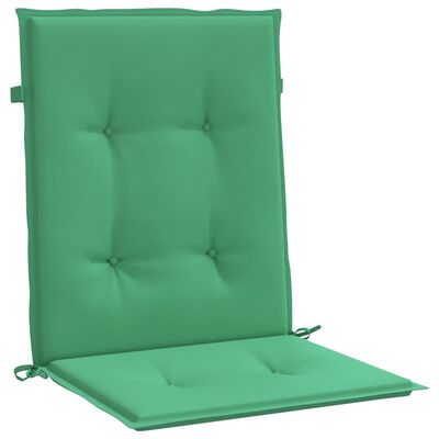 vidaXL Jastuci za vrtne stolice 2 kom zeleni 100x50x3 cm od tkanine