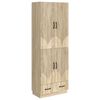 vidaXL Set ormara 2 pcs Hrast sonoma Konstruirano drvo