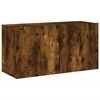 vidaXL Zidni TV ormarić boja dimljenog hrasta 80x30x41 cm