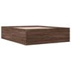 vidaXL Okvir kreveta smeđa boja hrasta 160 x 200 cm konstruirano drvo