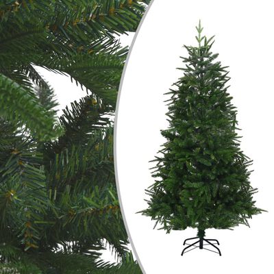 vidaXL Umjetno božićno drvce LED sa setom kuglica zeleno 180 cm PVC/PE