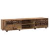vidaXL Set TV komoda s ladicama s policom Staro drvo Konstruirano drvo