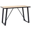 vidaXL Blagovaonski stol boja hrasta 120 x 60 x 75 cm MDF