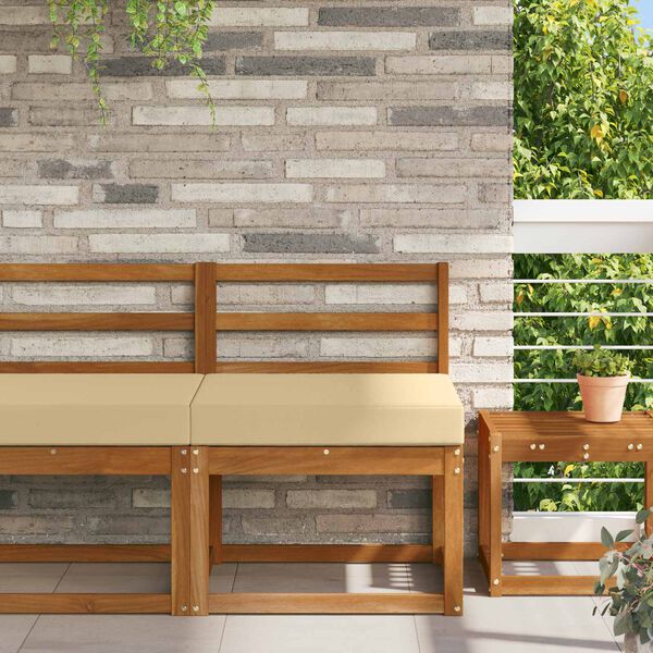 vidaXL Jastuk za vanjsku sofU Bež 60 x 60 x 8 cm Poliester