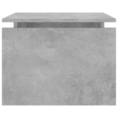 vidaXL Stolić za kavu siva boja betona 68 x 50 x 38 cm od iverice
