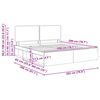 vidaXL Krevetna konstrukcija Sonoma 200 x 200 cm Čvrsto borovo drvo